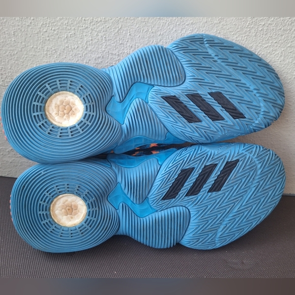 Adidas Men's Trae Young Shoes Core Black Sky Rush Size 8.5 - Picture 10 of 11